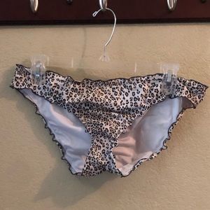 Victoria Secret Leopard Print Swimsuit Bottoms